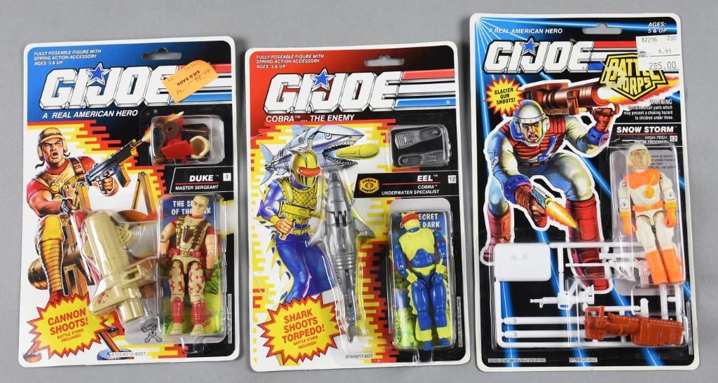 (3) 1991-92 Hasbro GI Joe Action Figures - MOC-NOS (1 of 2)