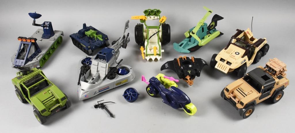 (10) 1980s-90s Hasbro GI Joe Vehicle Grouping - Loose (1 of 11)