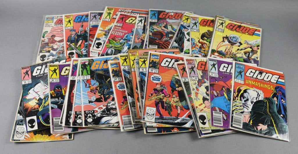 (37) 1980s Marvel GI Joe Comic Book Assortment (1 of 7)
