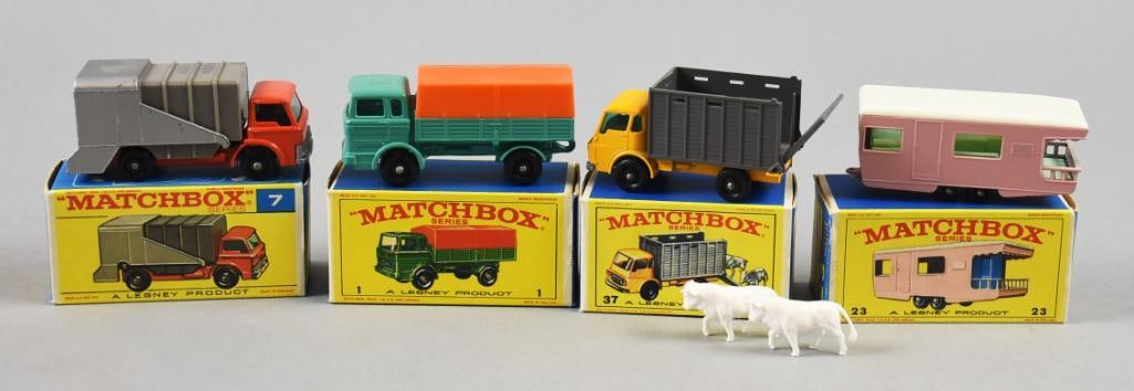 (4) 1965-66, 68 Lesney Matchbox Die-Cast, Original Boxes (1 of 5)