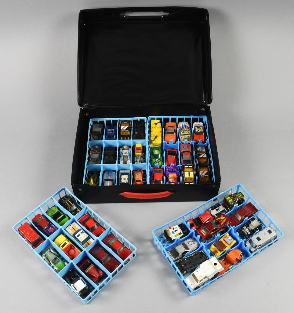1990 Geoffrey Industries Fast Lane Car Case- W/ 48 Cars (1 of 8)