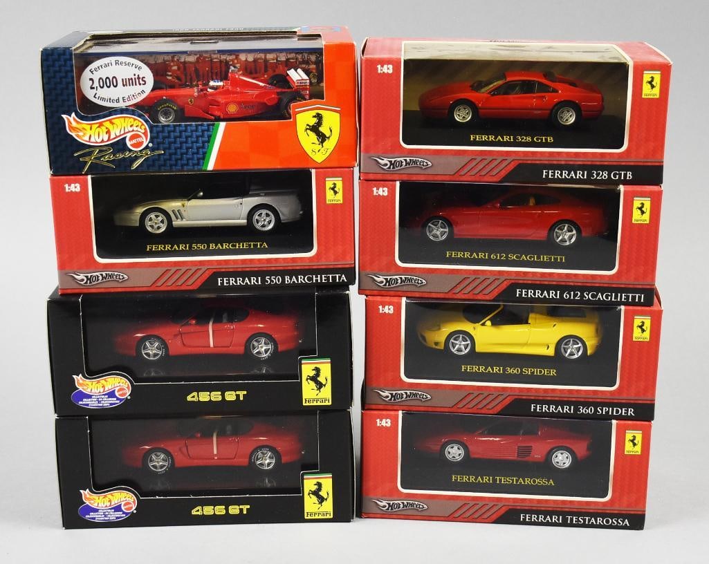 (8) 1999, 2009 Mattel Hot Wheels 1:43 Scale-MIB-NOS (1 of 3)