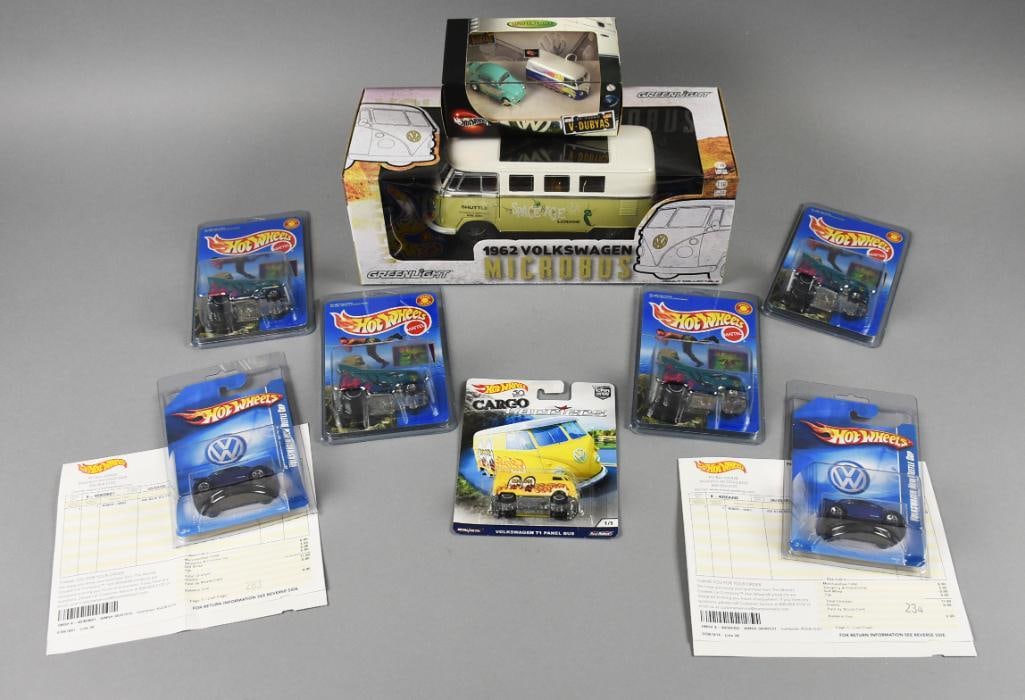 (9) 1990s-2000s Greenlight Hot Wheels Volkswagens-MIP-NOS (1 of 5)