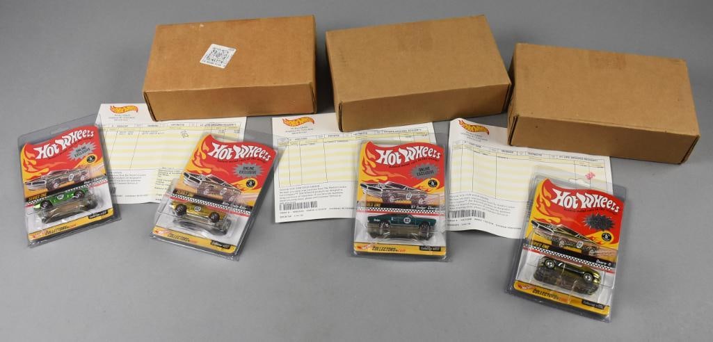 (4) 2001 Mattel Hot Wheels Ltd Ed Die-Cast-Factory Box-NOS (1 of 6)