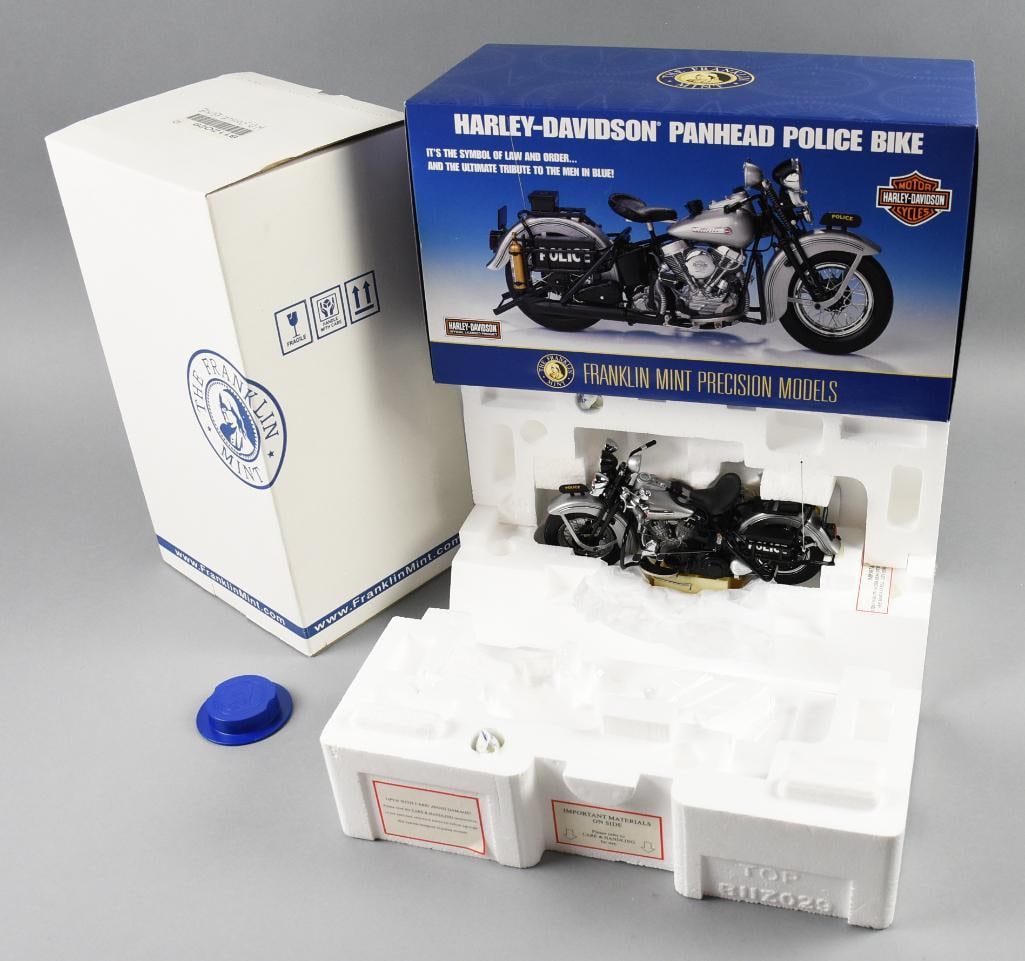 1/10スケール ハーレーダビッドソン 2003PANHEADPOLICE VTG Franklin Mint 1:10 HARLEY DAVIDSON Panhead Police