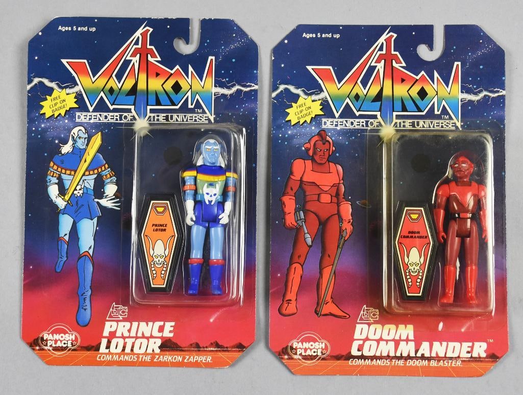 (2) 1984 Voltron Action Panosh Place Figures-MOC-NOS (1 of 2)