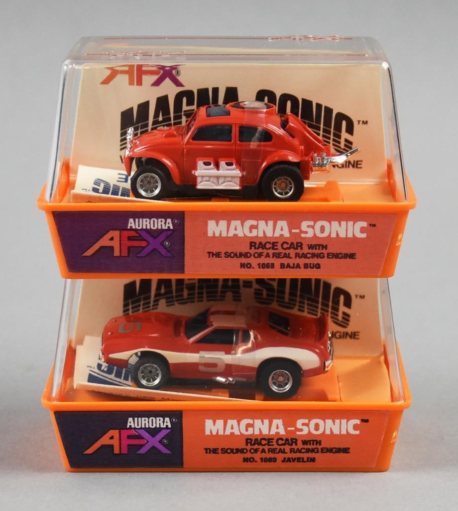 (2) Vintage Aurora AFX Magna-Sonic Slot Cars-MIB-NOS (1 of 4)
