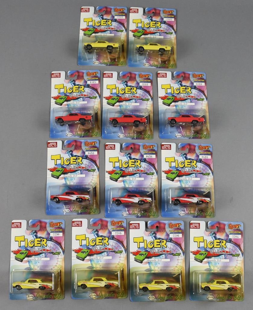 (12) 2000 Tiger Wheels Impala '63 Variety - MOC-NOS (1 of 3)