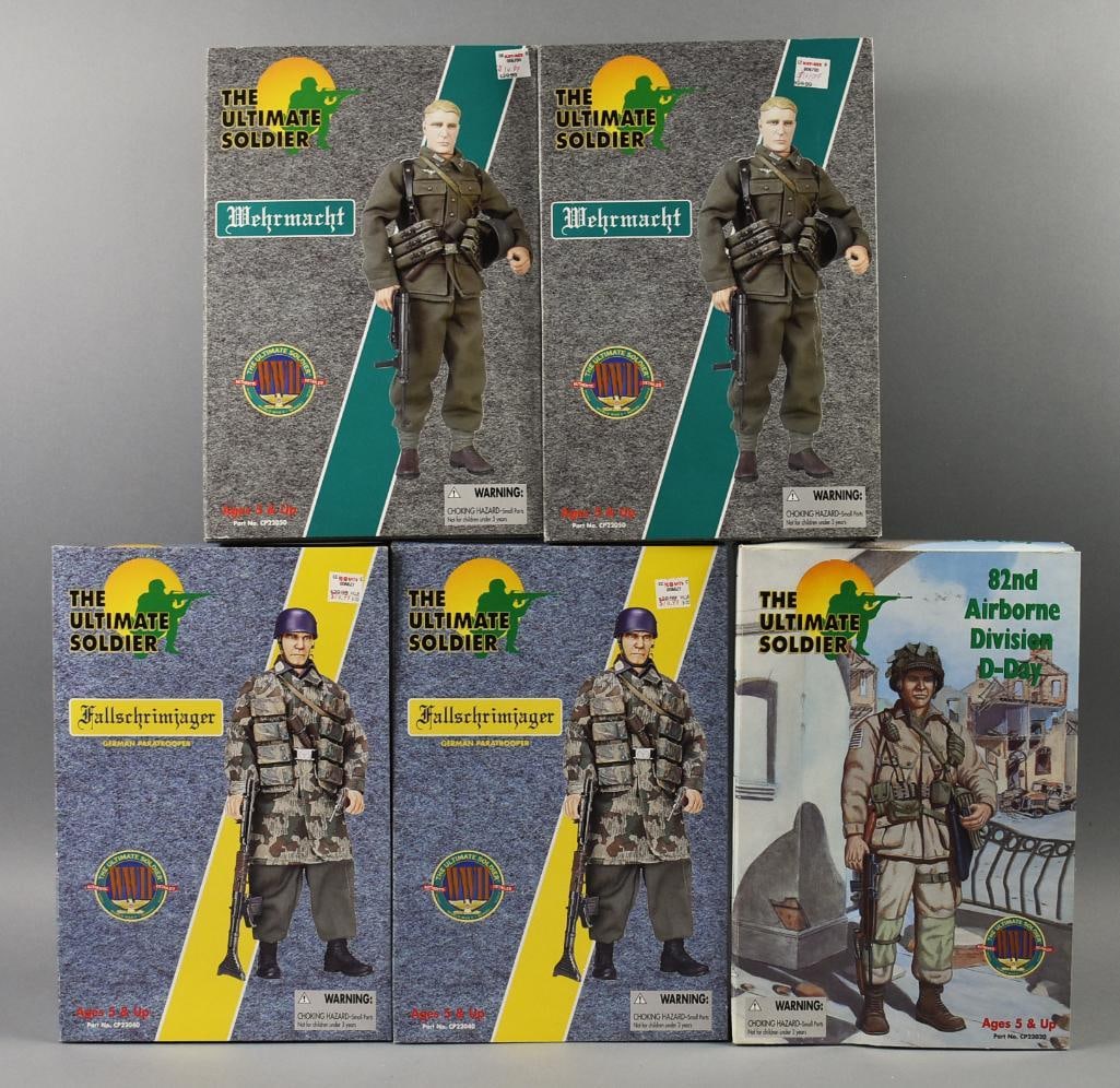 (5) 1999 21st C Toys Ultimate Soldier 12" Figures - MIB-NOS (1 of 4)
