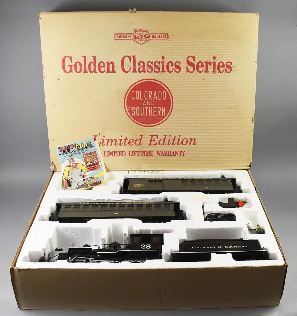 Vtg Ltd Ed Bachmann Golden Classic Series G Scale Train Set (1 of 5)