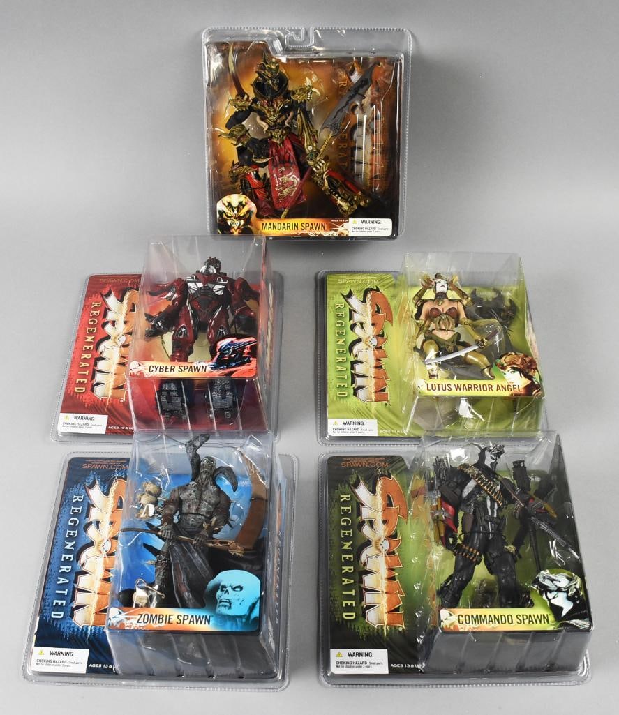 (5) 2005 McFarlane Spawn Regenerated Action Figs-MIP-NOS (1 of 2)