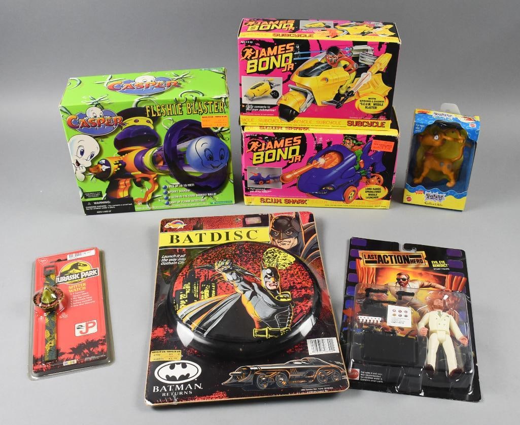 (7) 1990s Various Mfgs Movie Action Figures - MIP-NOS (1 of 2)