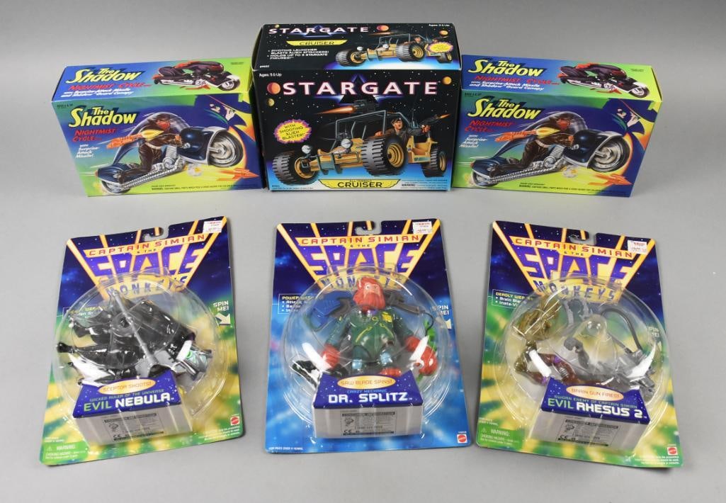 (6) 1994, 96 Space Figures & Vehicles-Various Mfgs-MIP-NOS (1 of 2)