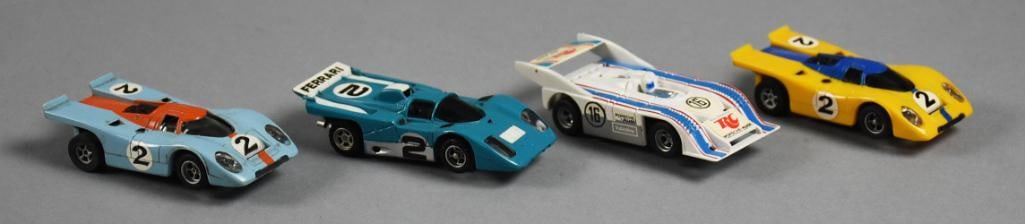 (4) Vintage A/FX Race Car Slot Cars - Loose (1 of 4)