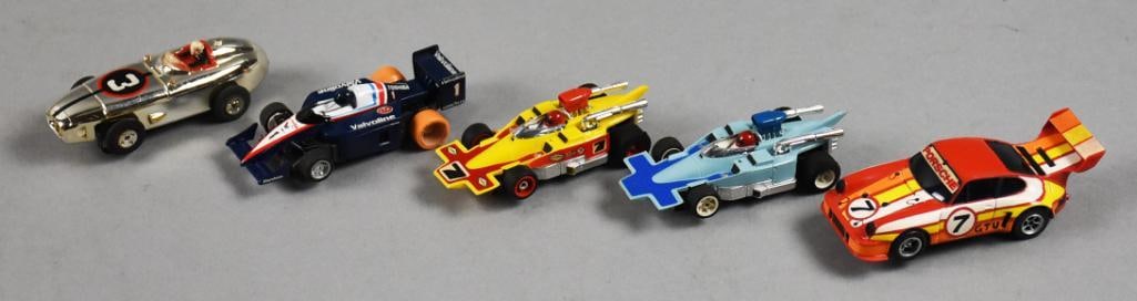(5) Vintage G-Plus A/FX Race Car Slot Cars - Loose (1 of 4)