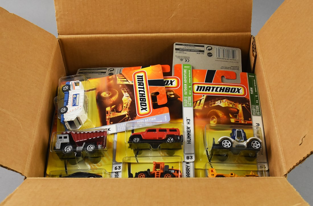 2000s Mattel Matchbox Die-Cast - Full Box, Unsorted: Lot is 2000s Mattel Matchbox Die-Cast - Full Box, Unsorted. Single owner collection from the largest toy collector on the West Coast.