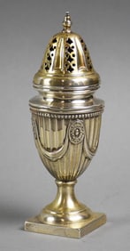1895 Hawksworth, Eyre & Co Sheffield Sterling Sugar Shaker