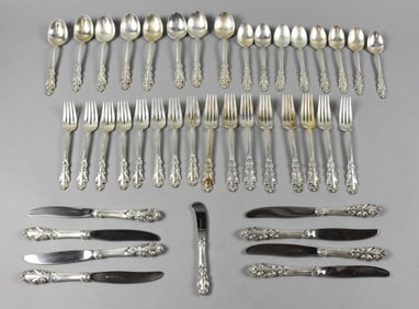 1952-1996 Towle Sterling Esplanade Flatware-Service of Eight