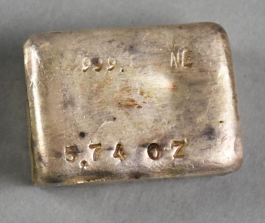 5.74 Troy Ounce .999 Silver Cube (1 of 4)