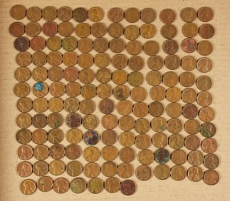 (139) 1950-58 Wheat Pennies Circulated