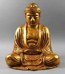 Vintage Otagiri Gilt Metal Bodhisattva Replica MWT