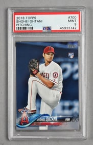 2018 Topps Shohei Ohtani Rookie Card PSA 9