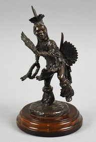 Douglas Downs (b1945) Cast Bronze Little Rabbit 18/35 w/ COA