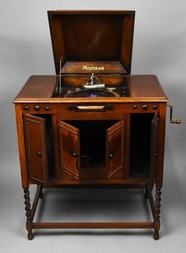 c1930 Melogram Gramophone & Records, WORKING!