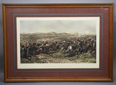 Godfrey Douglas Giles (1857-1941) Charge of the Heavy Brigade
