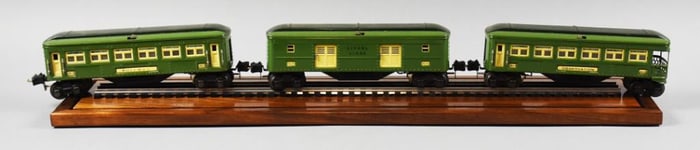 Pre-War Lionel O Gauge Passenger Cars, 2613, 2614 & 2615