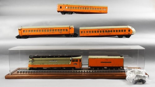 Pre-War Lionel O Gauge Hiawatha Passenger Set