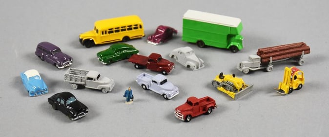 Misc Assortment Vintage Cars for Train Layout-Custom Paint