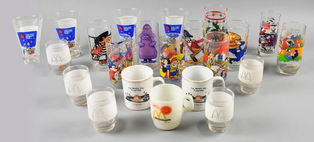 1980s McDonald's Drinking Vessels, Peanuts, Disney & More