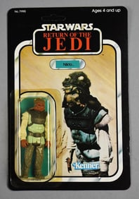 1983 Kenner Star Wars Nikto ROTJ 77 Back-Unpunched-NOS