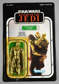 1983 Star Wars See-Threepio (C-3PO) ROTJ 77 B-Unpunched-NOS