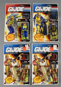 (4) 1991 Hasbro GI Joe Action Figures - MOC - NOS