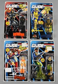 (4) 1992-93 Hasbro GI Battle Corps Joe Action Figs MOC-NOS