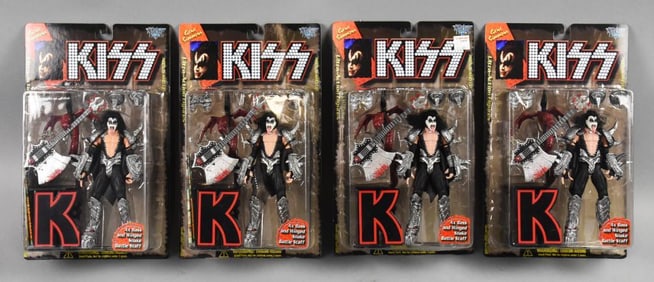 (4) 1997s KISS Gene Simmons  Ultra Action Figuret-NOS