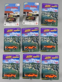 (9) 1990s-2000s Johnny Lightning Exclusives Toy Show