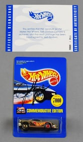Hot Wheels Jack Baldwin Signed Chevrolet Camaro-COA-MOC-NOS