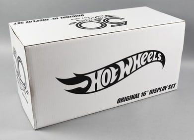 2018 Hot Wheels Original 16 Display Set Factory Ship Box-NOS