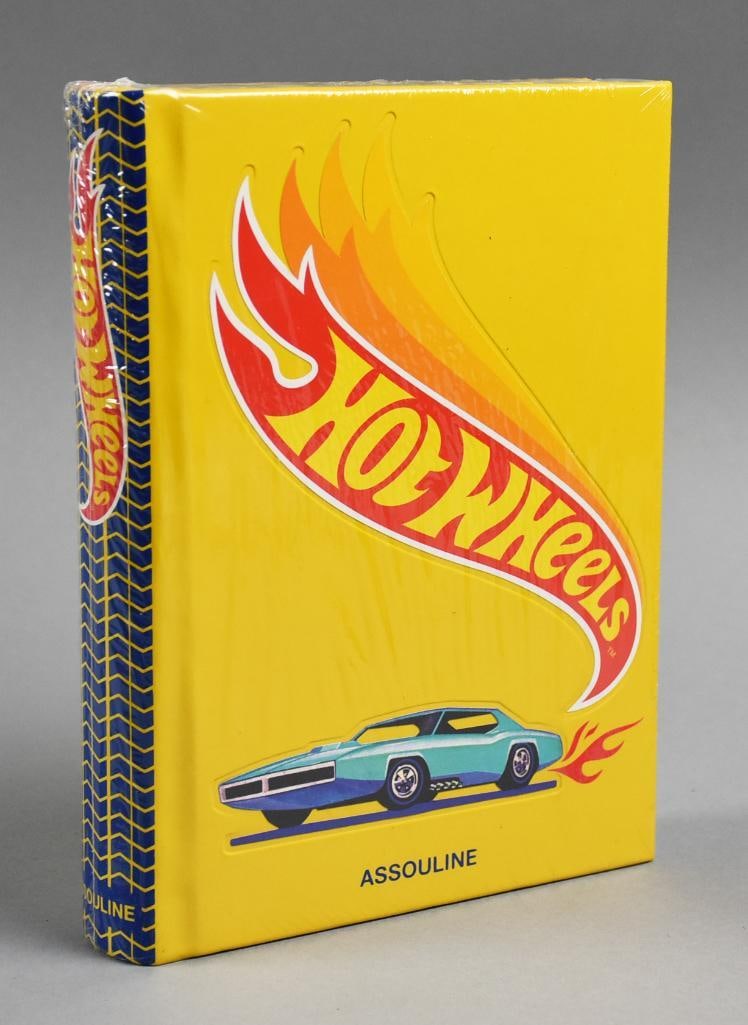 2018 Hot Wheels 50th Anniversary Book-Biedrzycki-Sealed: The book you have is the "Hot Wheels" 50th Anniversary Edition, authored by Biedrzycki and published by Assouline in 2018. This special edition celebrates the 50-year history of H