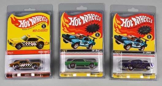 (3) 2006, 13 Mattel Hot Wheels Ltd Ed. Die Cast-MOC-NOS