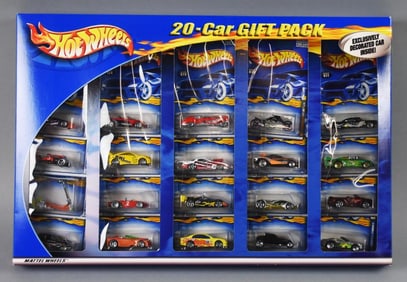 2001 Hot Wheels 20 Car Gift Pack MIB-NOS
