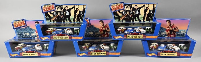 Mattel Hot Wheels Elvis Blue Hawaii-Jail House Rock-MIB-NOS