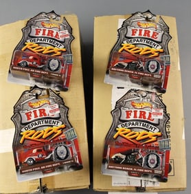 (24) 2000 Mattel Hot Wheels Fire Dept Rods-MOC