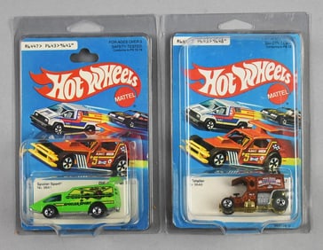 (2) 1979 Hot Wheels Spoiler Sport-T-Totaller, Unpunched-NOS