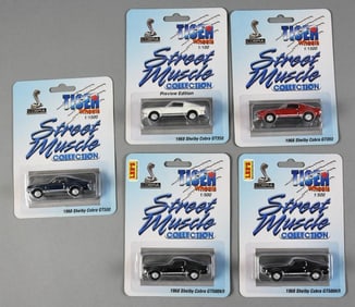 (5) 2004 Cobra Tiger Wheels 1968 Shelby Cobra MOC-NOS