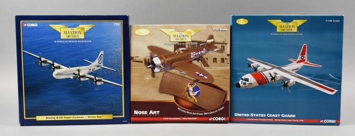 (3) 2000s Corgi Aviation Archive Military Aircraft 1:72-NOS