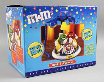 Vintage M & M's Desk Telephone MIB Polyconcept